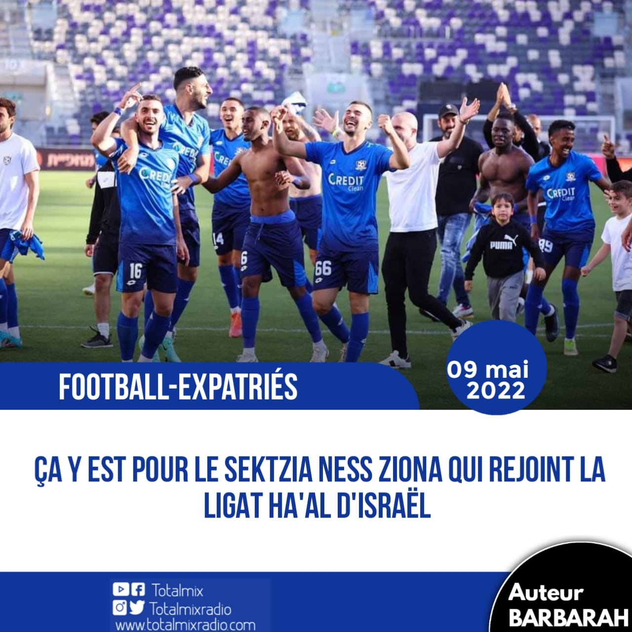 FOOT EXPATRIÉS LE SEKTZIA NESS ZIONA ET DJIMY BEND ALEXIS