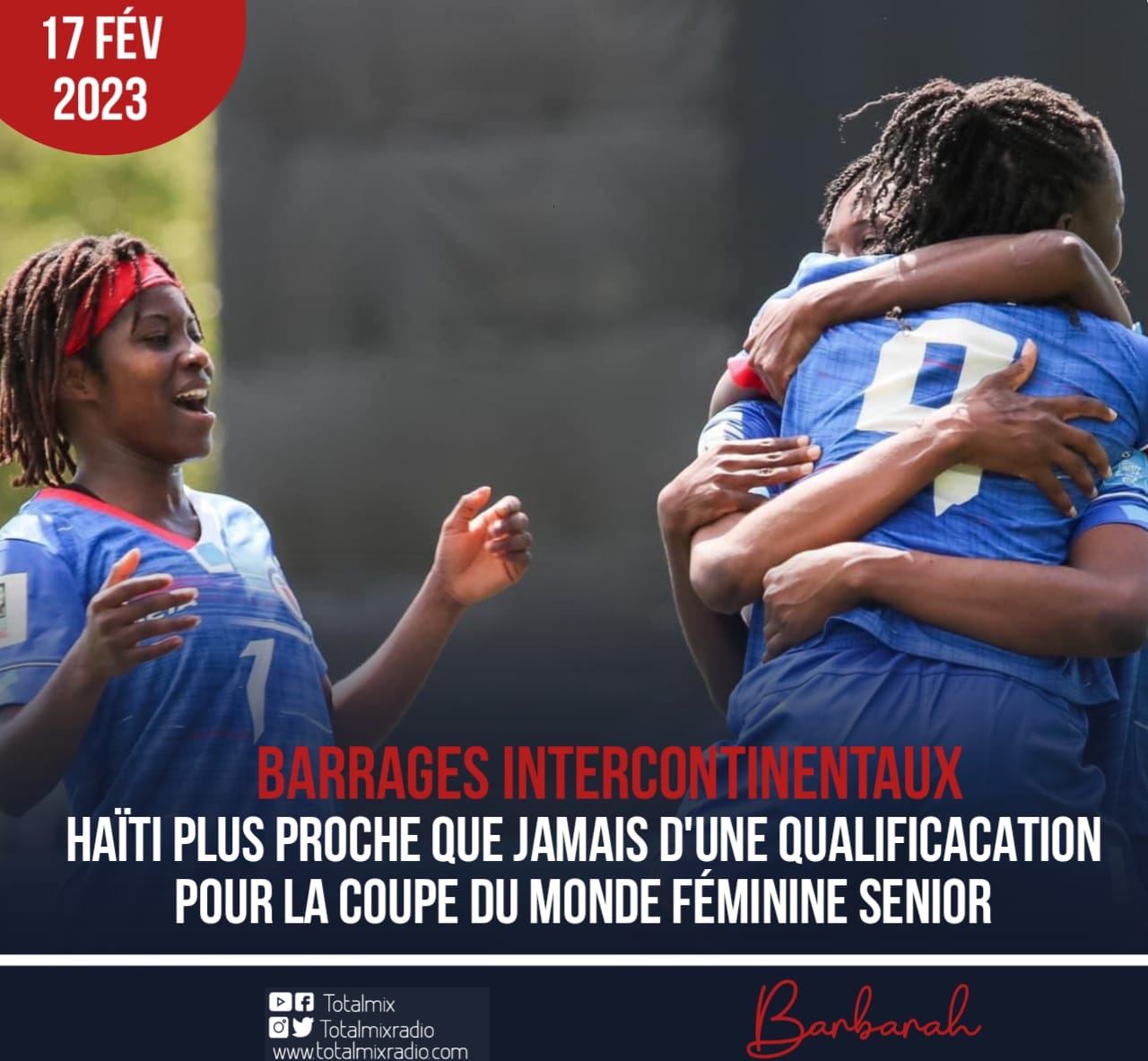 Cdm F Minine Barrages Intercontinentaux Les Grenadi Res Sont Un Pas