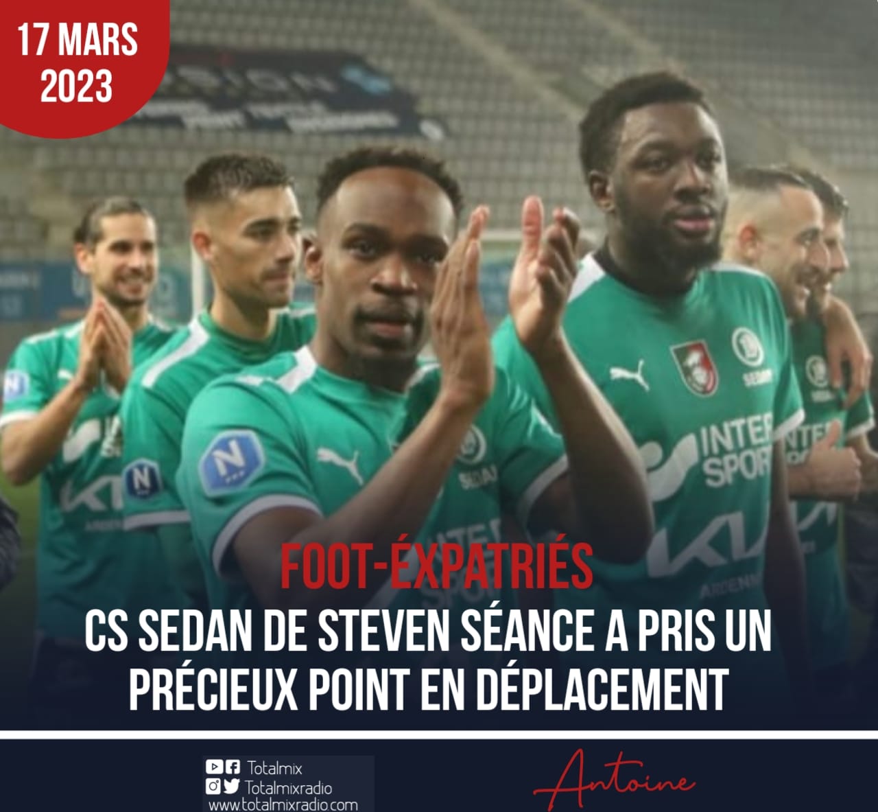 FOOTBALL ÉXPATRIÉS INTÉRRESSANT MATCH NUL DE CS SEDAN FACE Á L'US
