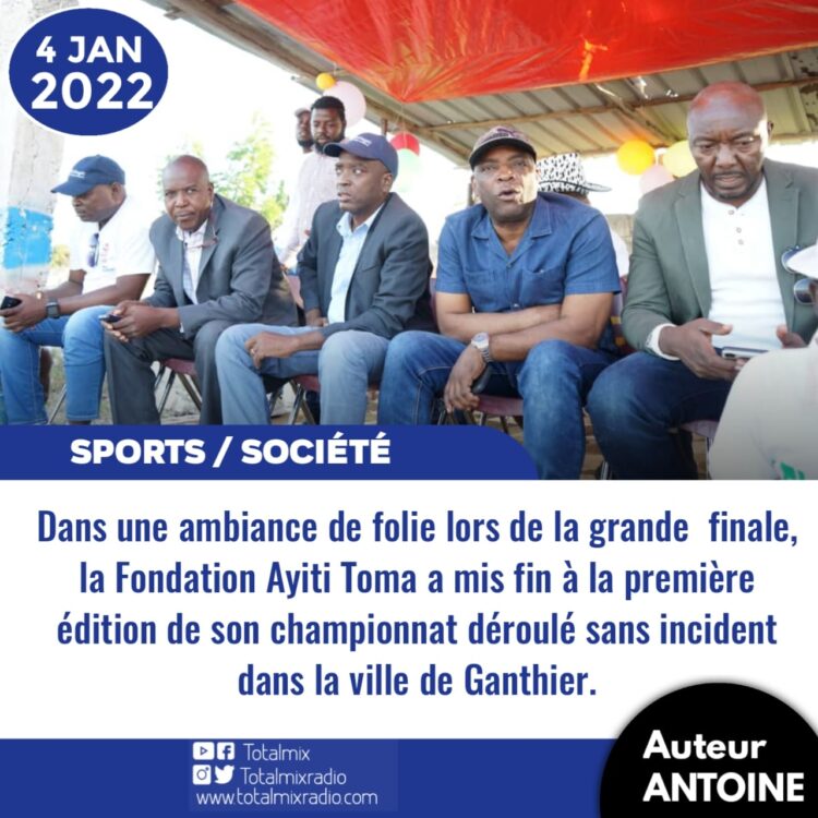 FOOT/ COMPÉTITION : UNE PREMIÈRE ÉDITION RÉUSSIE POUR LA FONDASYON AYITI TOMA