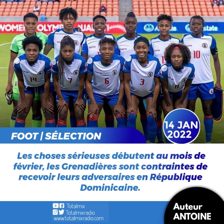 MONDIAL FÉMININ – CONCACAF : 36 GRENADIÈRES CONVOQUÉES