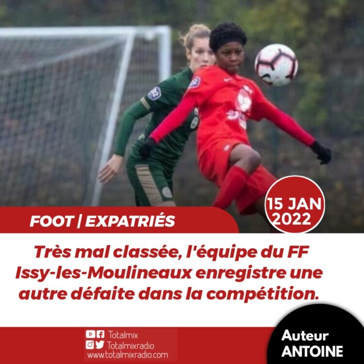 FOOT/ EXPATRIÉS : PARIS FC ENFONCE FF ISSY-LES- MOULINEAUX