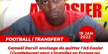 FOOT/ TRANSFERT : EN NÉGOCIATION AVANCÉE, GAMAËL DORVIL VA RETROUVER LE FOOTBALL EUROPÉEN