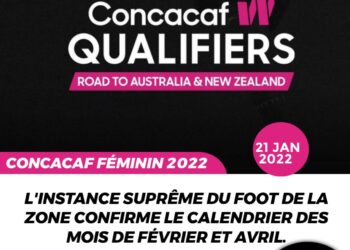 FOOT – FÉMININ : LA CONCACAF MAINTIENT ET CONFIRME LE CALENDRIER DES MOIS DE FÉVRIER ET AVRIL