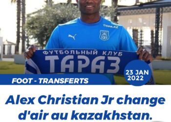 FOOT – TRANSFERTS / KAZAKHSTAN : ALEX CHRISTIAN JUNIOR CHANGE D&rsquo;AIR