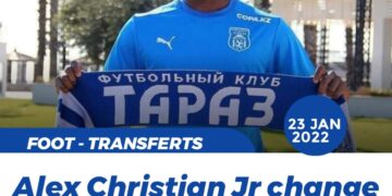 FOOT – TRANSFERTS / KAZAKHSTAN : ALEX CHRISTIAN JUNIOR CHANGE D’AIR