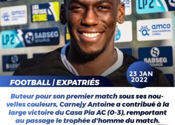FOOT – EXPATRIÉS : CARNEJY ANTOINE, DÉJÀ DÉJÀ DÉCISIF AVEC SON NOUVEAU CLUB