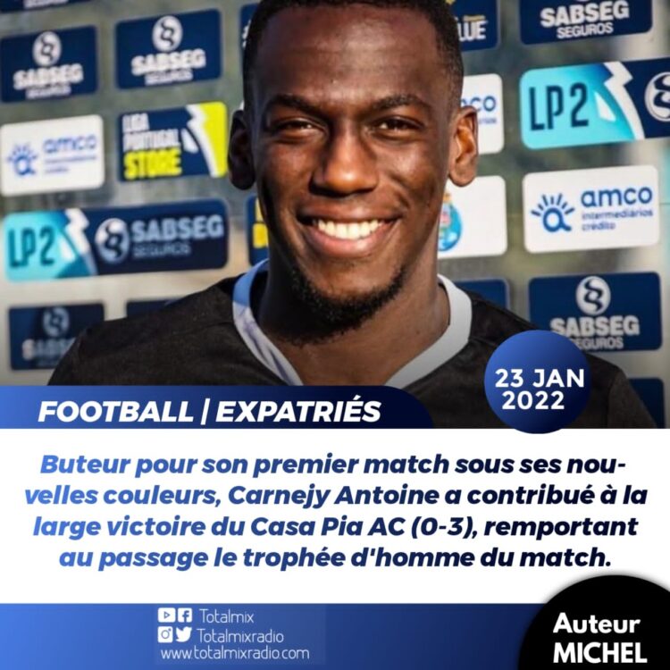 FOOT – EXPATRIÉS : CARNEJY ANTOINE, DÉJÀ DÉJÀ DÉCISIF AVEC SON NOUVEAU CLUB
