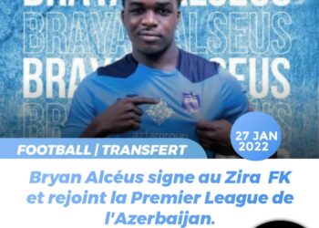 FOOT – TRANSFERTS / AZERBAIJAN : BRYAN ALCÉUS SIGNE AU ZIRA FK