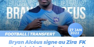 FOOT – TRANSFERTS / AZERBAIJAN : BRYAN ALCÉUS SIGNE AU ZIRA FK