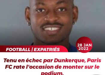 FOOT/ EXPATRIÉS :  L&rsquo;US DUNKERQUE EMPÊCHE À PARIS FC DE MONTER SUR LE PODIUM