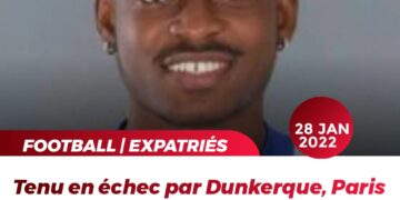 FOOT/ EXPATRIÉS :  L&rsquo;US DUNKERQUE EMPÊCHE À PARIS FC DE MONTER SUR LE PODIUM