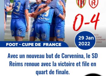 FOOT – COUPE DE FRANCE : AVEC UN BUT DE CORVENTINA, LE SDR A VALIDÉ SON BILLET POUR LES QUARTS