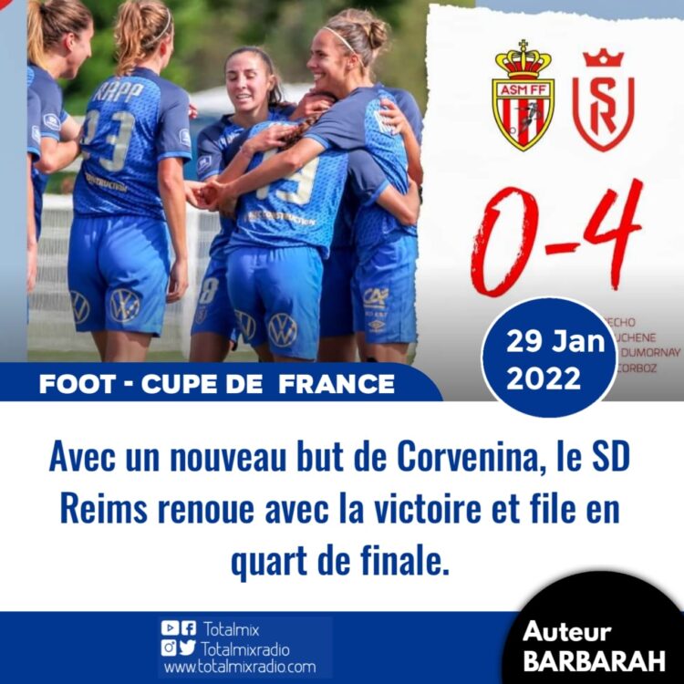 FOOT – COUPE DE FRANCE : AVEC UN BUT DE CORVENTINA, LE SDR A VALIDÉ SON BILLET POUR LES QUARTS