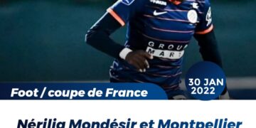 FOOT – EXPATRIÉS / COUPE DE FRANCE : NERILIA MONDÉSIR ET MONTPELLIER EN QUARTS DE FINALE