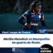 FOOT – EXPATRIÉS / COUPE DE FRANCE : NERILIA MONDÉSIR ET MONTPELLIER EN QUARTS DE FINALE