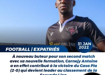 FOOT – EXPATRIÉS : CARNEJY ANTOINE ENCORE DÉCISIF LORS D&rsquo;UNE NOUVELLE VICTOIRE DU CASA PIA