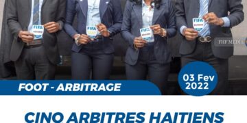 FOOT – ARBITRAGE : 5 OFFICIELS D&rsquo;HAÏTI SUR LA LISTE DE LA FIFA