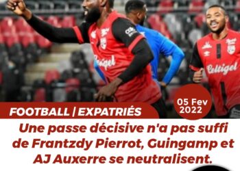 FOOT/ EXPATRIÉS :  GUINGAMP ET AJ AUXERRE DOS À DOS MALGRÉ PIERROT ET ARCUS