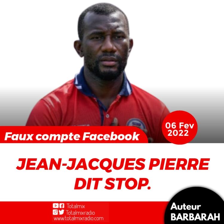 FAUX COMPTE FACEBOOK : LES DÉNONCIATIONS DE JEAN-JACQUES PIERRE