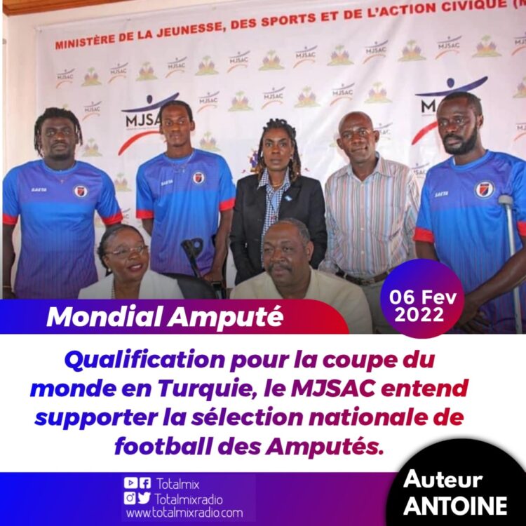 FOOT/ AMPUTÉS : ENGAGEMENT TOTAL DU MJSAC