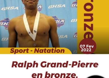 NATATION – CHAMP AREA : UNE MÉDAILLE DE BRONZE POUR RALPH GRAND-PIERRE