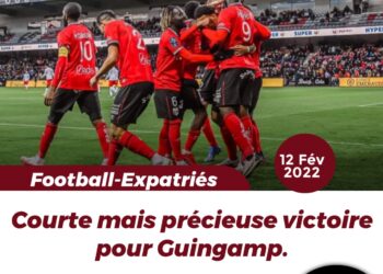 FOOT/  EXPATRIÉS : EN DÉPLACEMENT L&rsquo; EA GUINGAMP FAIT LE JOB
