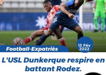 FOOT/ EXPATRIÉS : L&rsquo;USL DUNKERQUE ET LEVERTON RENOUENT AVEC LA VICTOIRE