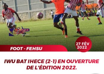 FOOT – FEHSU : EN MATCH INAUGURAL, L’IHECE S’INCLINE FACE À IWU