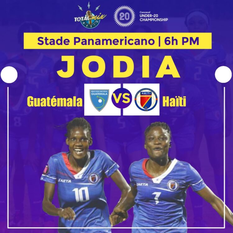 CDM U20 : HAÏTI – GUATEMALA, FIORDA CHARLES FIXE SON OBJECTIF