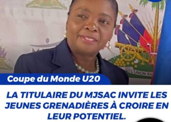 HAÏTI – GUATEMALA : LA DÉTERMINATION DES GRENADIÈRES SALUÉE PAR LA MINISTRE DES SPORTS