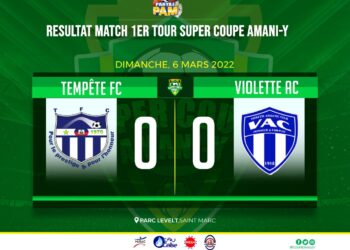 SUPER COUPE AMANI-Y : TEMPÊTE FC ET VIOLETTE AC SE QUITTENT SUR UN NUL