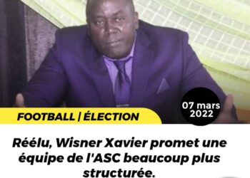 FOOT/ÉLECTION : WISNER XAVIER RÉÉLU À LA TÊTE DE L&rsquo;AS CAPOISE