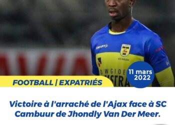 FOOT/ EXPATRIÉS : SC CAMBUUR DE VAN DER MEER TOMBE FACE À AJAX