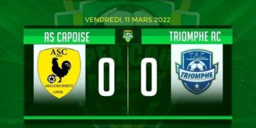 SUPER COUPE AMANI-Y : MATCH NUL ENTRE LE TRIOMPHE AC ET L’AS CAPOISE