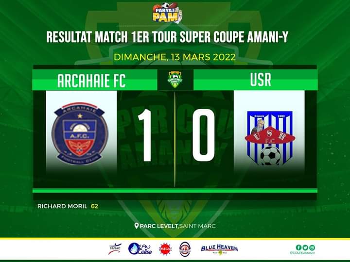 SUPER COUPE AMANI-Y : L’ARCAHAIE FC S’IMPOSE SUR LE FIL FACE À L’USR
