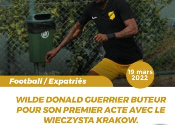FOOT – EXPATRIÉS/ POLOGNE : WILDE-DONALD GUERRIER, BUTEUR AVEC LE WIECZYSTA KRAKOW