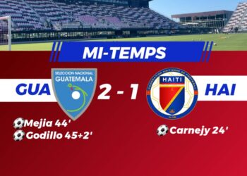 MATCH AMICAL : HAITI VS GUATÉMALA, (1-2) À LA MI-TEMPS
