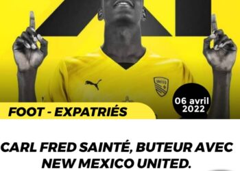 FOOT – EXPATRIÉS : CARL FRED SAINTÉ BUTEUR AVEC LE NEW MEXICO UNITED