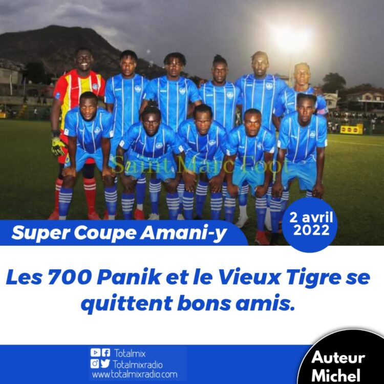 SUPER COUPE AMANI-Y : LE TRIOMPHE AC ET LE VIOLETTE AC SE NEUTRALISENT
