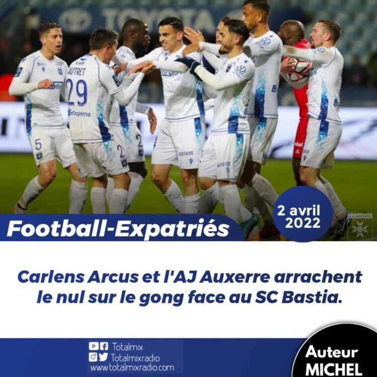 FOOT – EXPATRIÉS : PAS DE VAINQUEUR ENTRE JOHNY PLACIDE ET CARLENS ARCUS