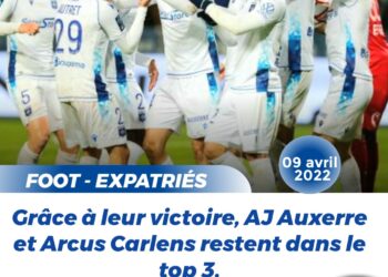 FOOT/ EXPATRIÉS : AVEC SA CAGE INVIOLÉE, AJ AUXERRE S’IMPOSE FACE À VALENCIENNES