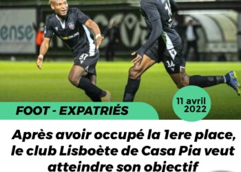 FOOT/ EXPATRIÉS / PORTUGAL : CASA PIA ET CARNEJY ANTOINE CONSERVENT LE LEADERSHIP DE LA D2