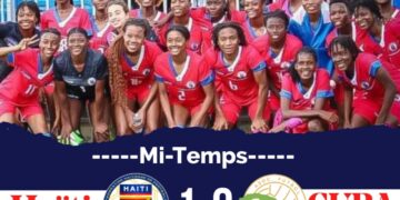 HAÏTI – CUBA : 1-0 LA MI-TEMPS