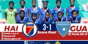 CONCACAF W U17 : HAÏTI S&rsquo;IMPOSE (3-1) FACE À GUATEMALA ET S&rsquo;ENVOLE EN HUITIÈME DE FINALE