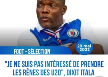 FOOTBALL  – INTERVIEW : ITALA DIT NON À LA SÉLECTION NATIONALE U20 MASCULINE