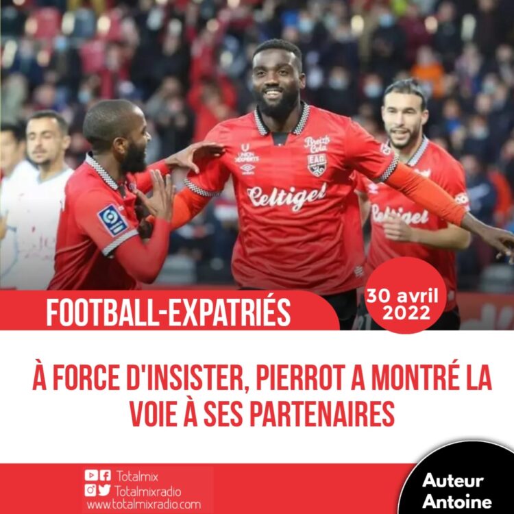 FOOT/ EXPATRIÉS : L’EAG RENVERSE CAEN, PIERROT BUTEUR