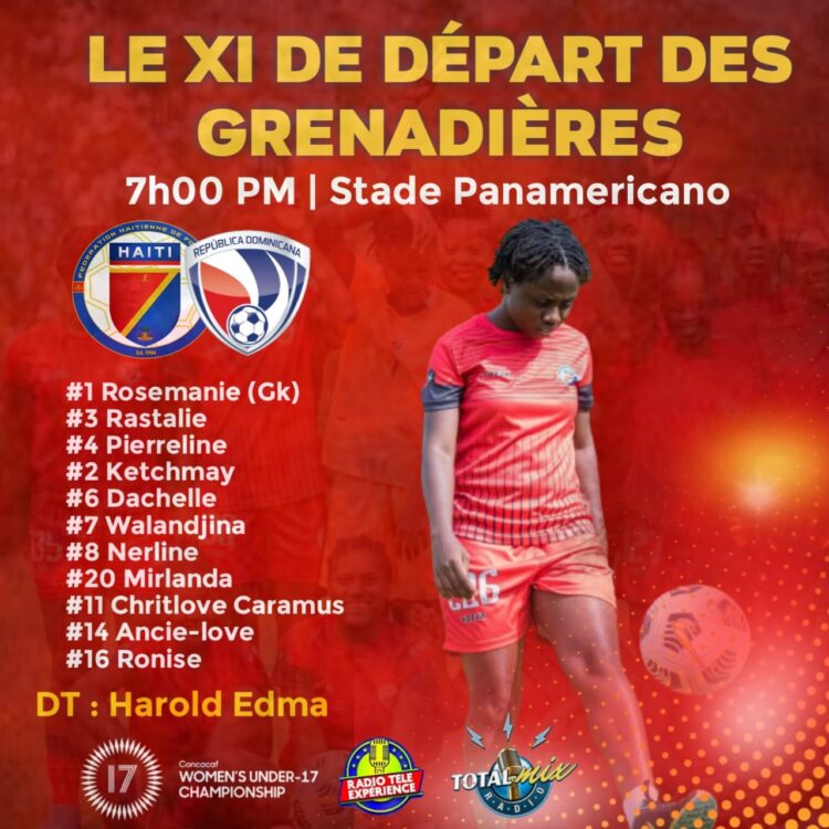 CONCACAF W U17 : HAITI – DOMINICANIE, À QUITTE OU DOUBLE