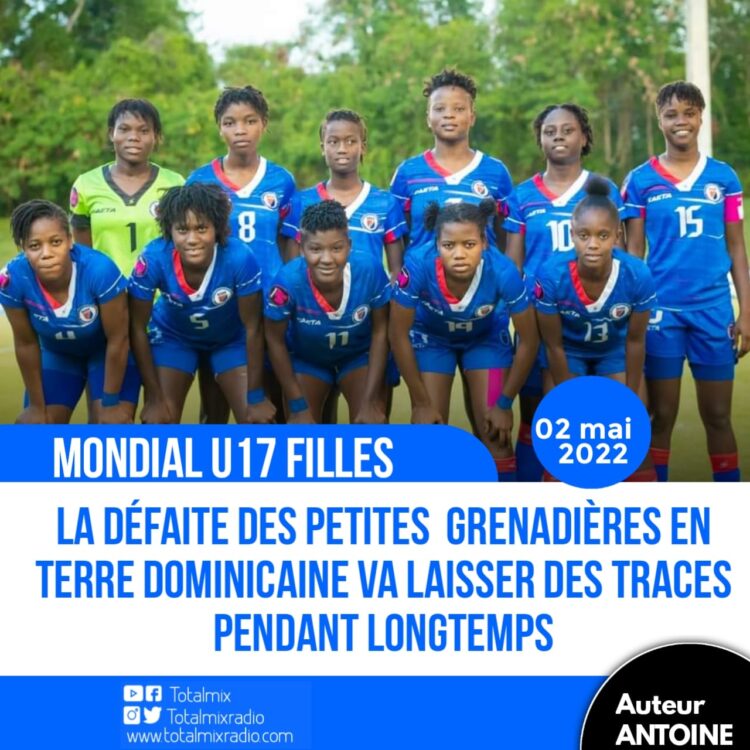 CONCACAF W- 17 : LA RÉPUBLIQUE DOMINICAINE REMPORTE LA BATAILLE DE L’ÎLE ET S’INVITE EN QUART DE FINALE