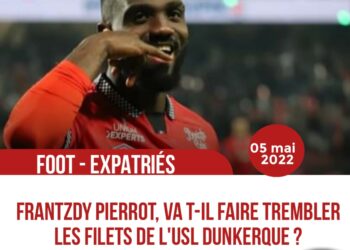 FOOT – EXPATRIÉS : DUNKERQUE VS GUINGAMP, UNE OPPORTUNITÉ À FRANTZDY PIERROT DE REMONTER AU CLASSEMENT DES BUTEURS